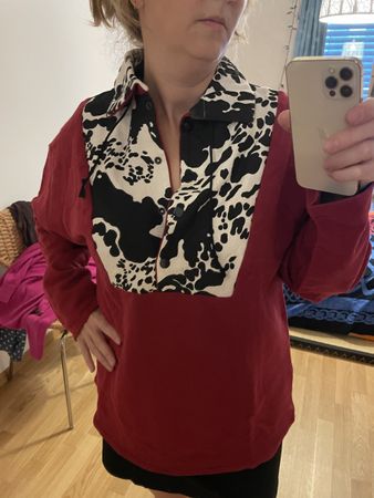Pull-over vintage fait main dans les années 90
