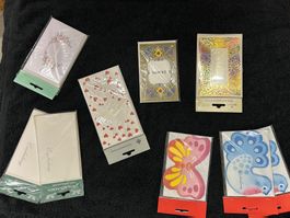 verschiedene Einladungskarten, neu und originalverpackt