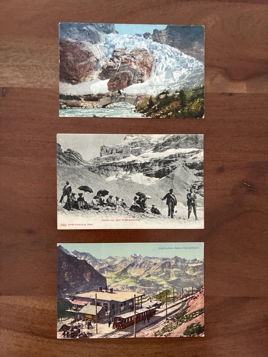 Cartes postales: 5 Ansichtskarten Schweiz vom Eigergletscher BE – D'occasion à Oftringen par Cla.vD.74