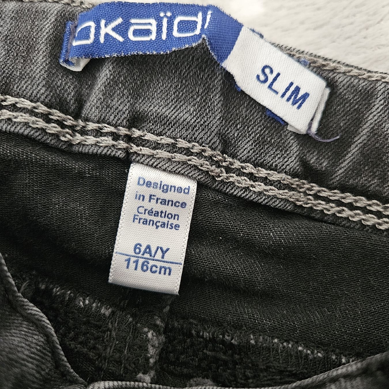 Pantaloni: Schwarze Jeans, Grösse 116, Jungs/Mädchen – Nuovo (secondo la descrizione) da Herrliberg venduto da daki0017 2