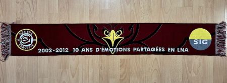 Écharpe GSHC 10 Ans LNA 2002-2012 - Neuve