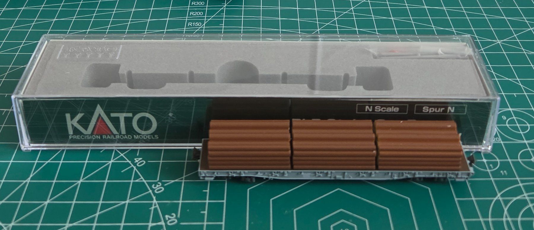Kato Modellini di ferrovie: Rhb-Runggenwagon Kato N – Nuovo e nell'imballaggio originale da Rorbas venduto da susinchen 1