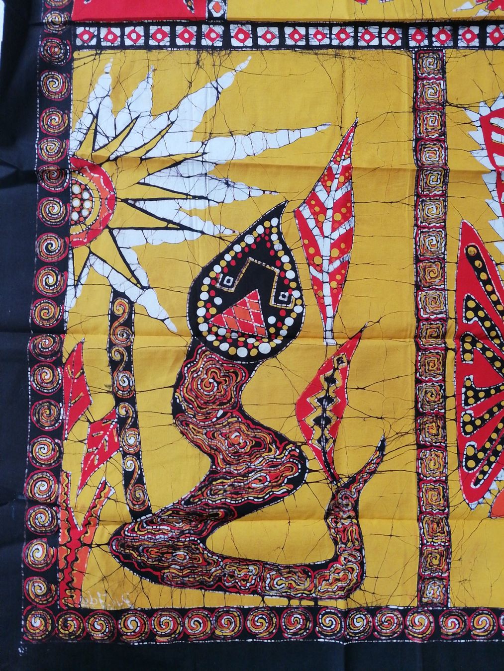 Poster & Bilder: Stoffbild Batiktechnik 75 x 122 cm / Neu – Neu (gemäss Beschreibung) aus Klingnau von vollmond36 1