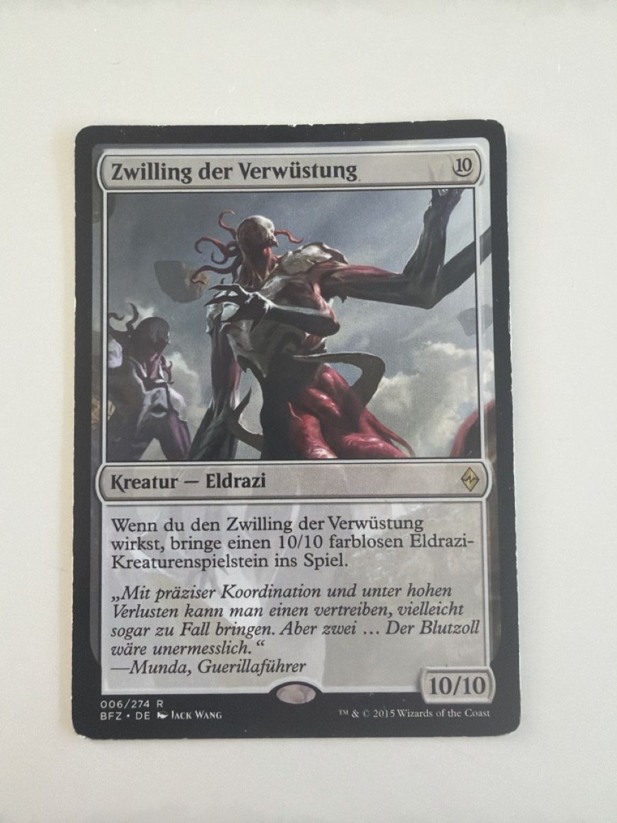 Magic The Gathering Carte collezionabili: 1x Kreatur - Eldrazi: Magic The Gathering – Nuovo (secondo la descrizione) da Moosseedorf venduto da Jaermann78