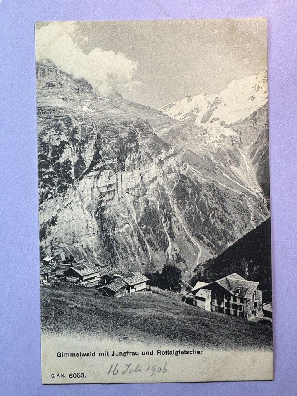 Cartoline postali: Gimmelwald vor 1906 – Usato da Steg VS venduto da danwer74