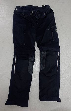 Motorradhose mit Lederverstärkungen  Gr. M/L