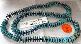 Halskette Kokus / Glas  100 cm.L   (ZZ20)