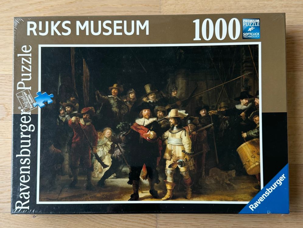 Ravensburger Puzzle 1000 Teile "Die Nachtwacht" Rijks Museum (Neu und ...