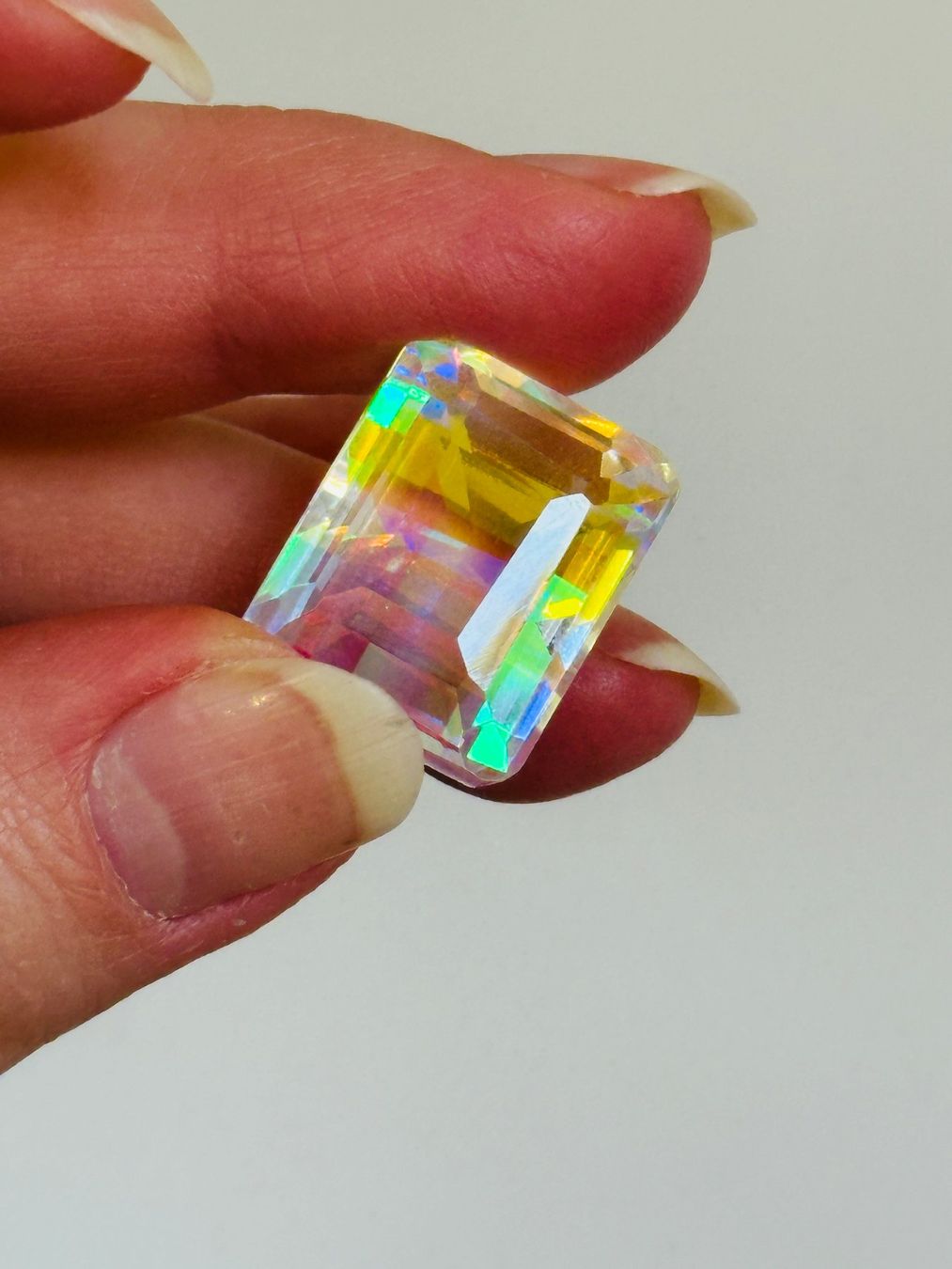 Edelsteine: 31.30 Ct  Emerald Cut Certified Loose – Neu und originalverpackt aus Genève von AWWA 7