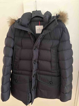 Moncler Cluny Herren Daunenjacke dunkelblau Größe 3