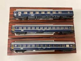 Liliput und Jouef Personenwagen SBB, TEN, Bespielt