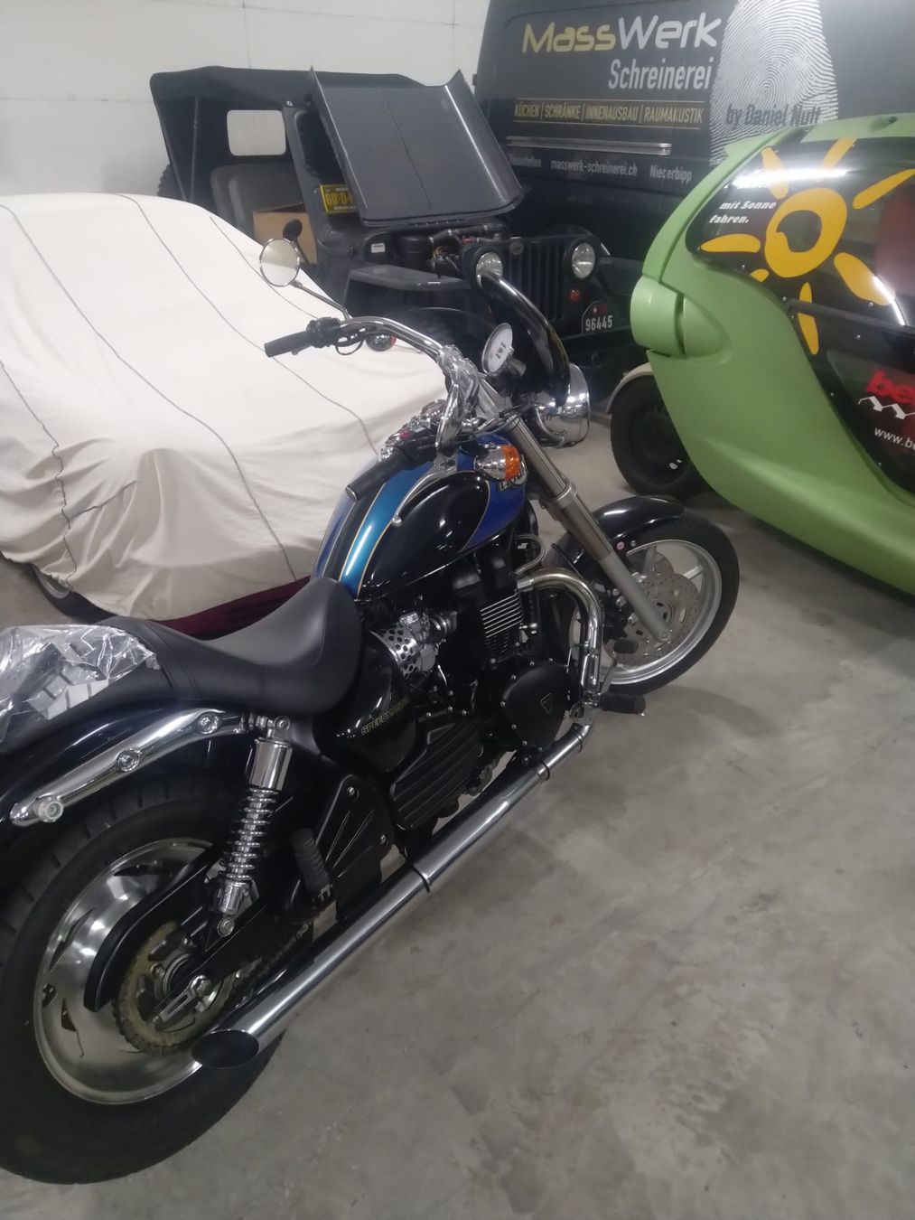 Triumph Chopper: Triumph Speedmaster 900 – Usato da Rotkreuz venduto da irenemehr 3