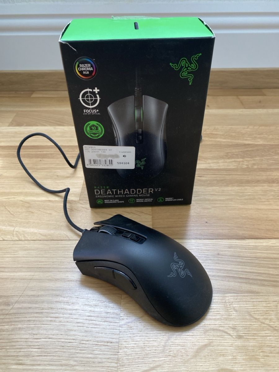 Razer Souris: Razer DeathAdder V2 Gaming Maus – Neuf (Voir description) à Zürich par adr_c5lp