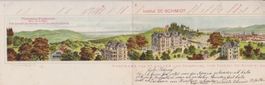 Panorama-Postkarte St. Gallen. 1902