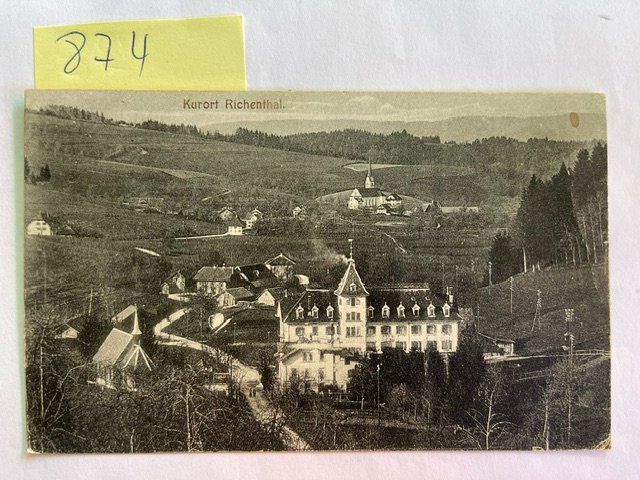 Cartes postales: alte Ansichtskarte Kurort Richenthal, 1923 – D'occasion à Niederwil AG par dahu75