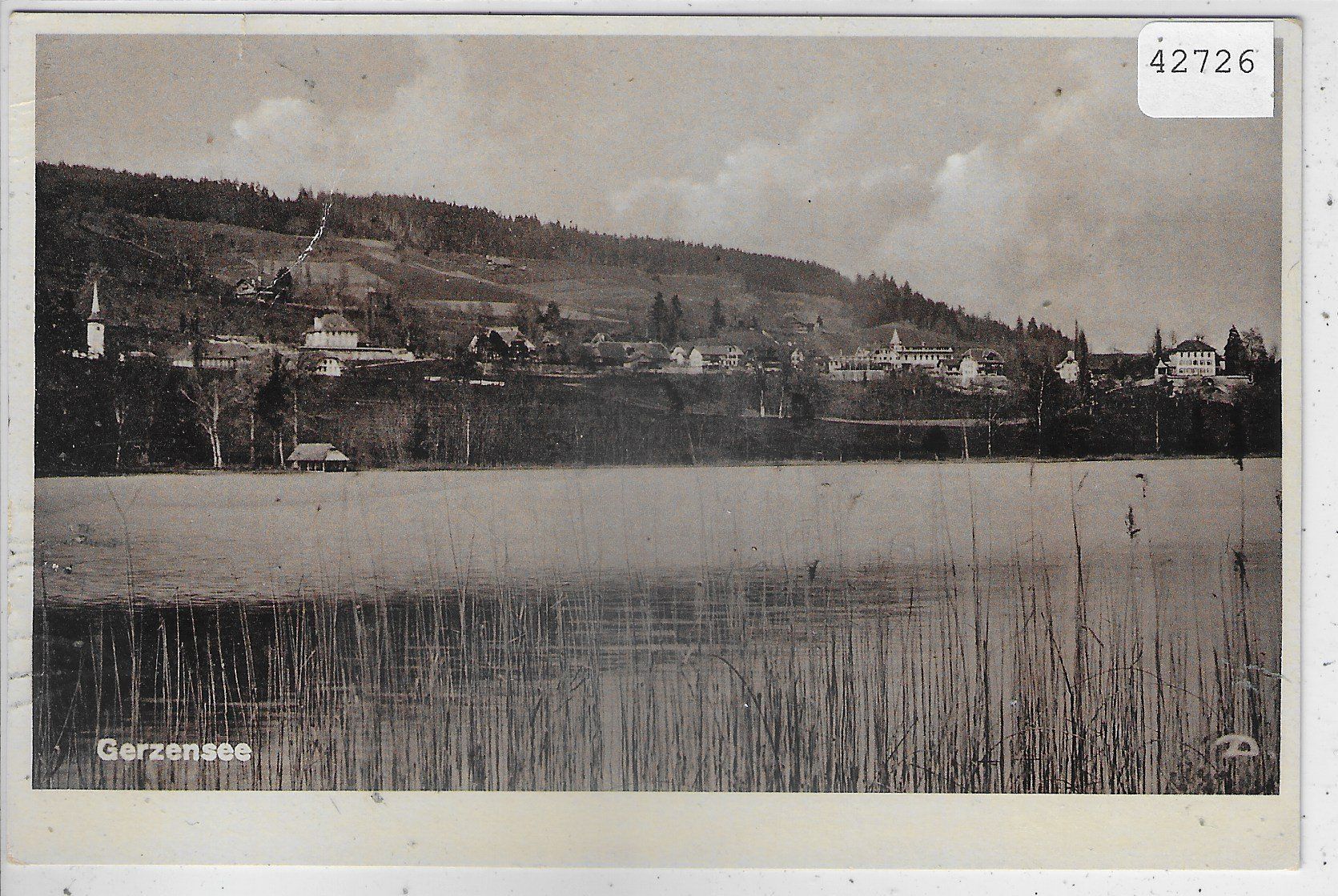 Cartoline postali: Gerzensee - Generalansicht – Usato da Ettingen venduto da Kartenplanet