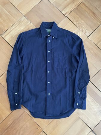 Gitman Bros Vintage Hemd - Tiefes Navy Blau - S