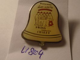 1 Swiss Chalet Ristorante Casa Moska Glocken Pin (U804)