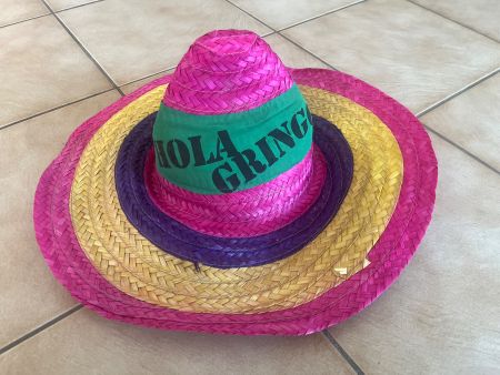 Chapeau de paille Holà Gringo style Mexique