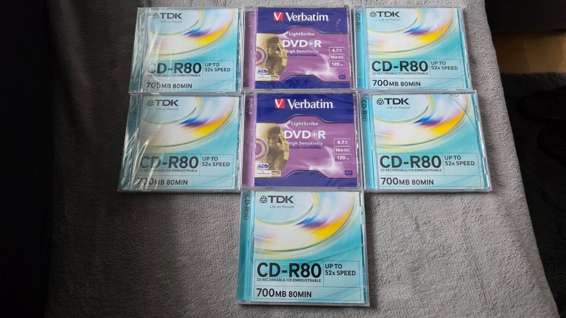 CD & DVD-Rohlinge: Lot de 7 CD-R – Neu und originalverpackt aus Bionnens von Meg011