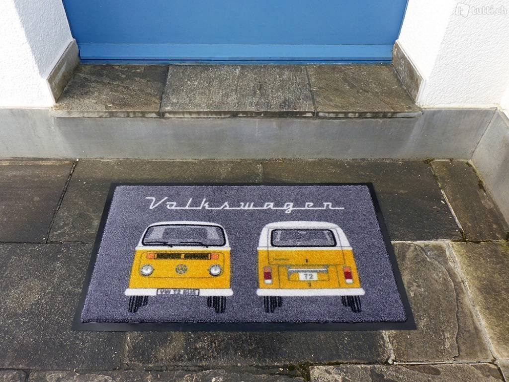 Tappeti: Fussmatte Teppich VW T2 gelb – Nuovo e nell'imballaggio originale da Wil SG venduto da Saxer1 1