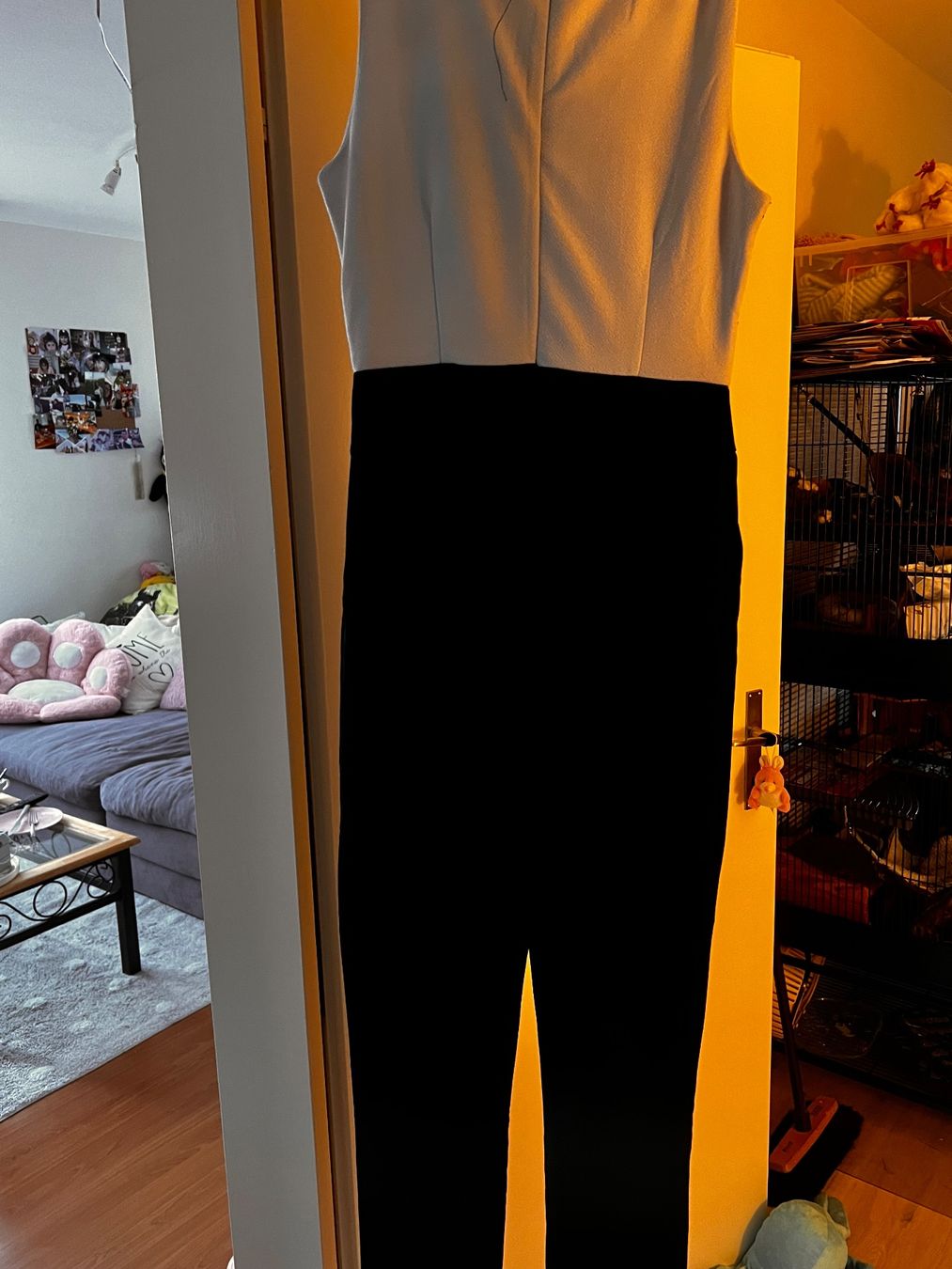 Tute: Schicker Jumpsuit schwarz/weiss Gr. 38 Spitze Elegant – Nuovo (secondo la descrizione) da Niederglatt ZH venduto da NICELODEON18 1