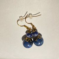 Ohrringe Lapislazuli, Sodalith