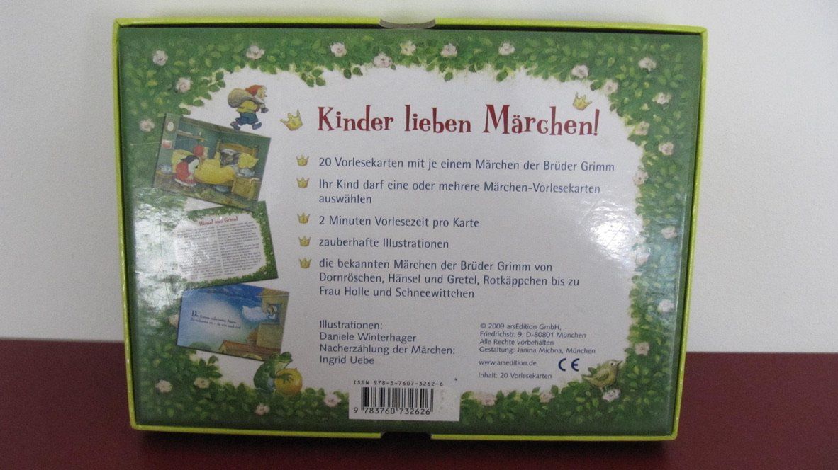 Libri: Meine Märchen,  20 Vorlesekarten – Usato da Brunnen venduto da Kiwiland1 1