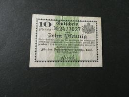 Dt. Reich, Leipzig  - Notgeldschein