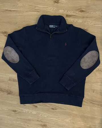Polo Ralph Lauren Quarter Zip Navy Blau