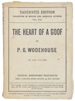 THE HEART OF A GOOF - © 1926 "By P.G. Wodehouse"