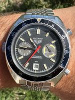 Rare 1972 HEUER AUTAVIA 11630MH Chronograph Calibre 12