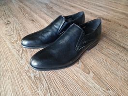 Herren Halbschuhe Venice schwarz Leder Grösse 42 neu