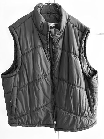 Herren Steppweste schwarz 4XL