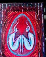 Métamorphose Éthérée" - Tableau Original Signé TGR (40x50cm)