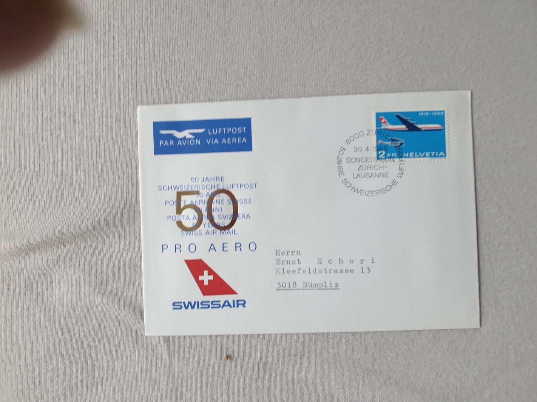 Tutti i francobolli: (211)   PRO AERO mit, sondern Stempel – Usato da Schwarzhäusern venduto da Inot3 8