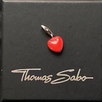 Thomas Sabo Herz Charms Rot Silber 925