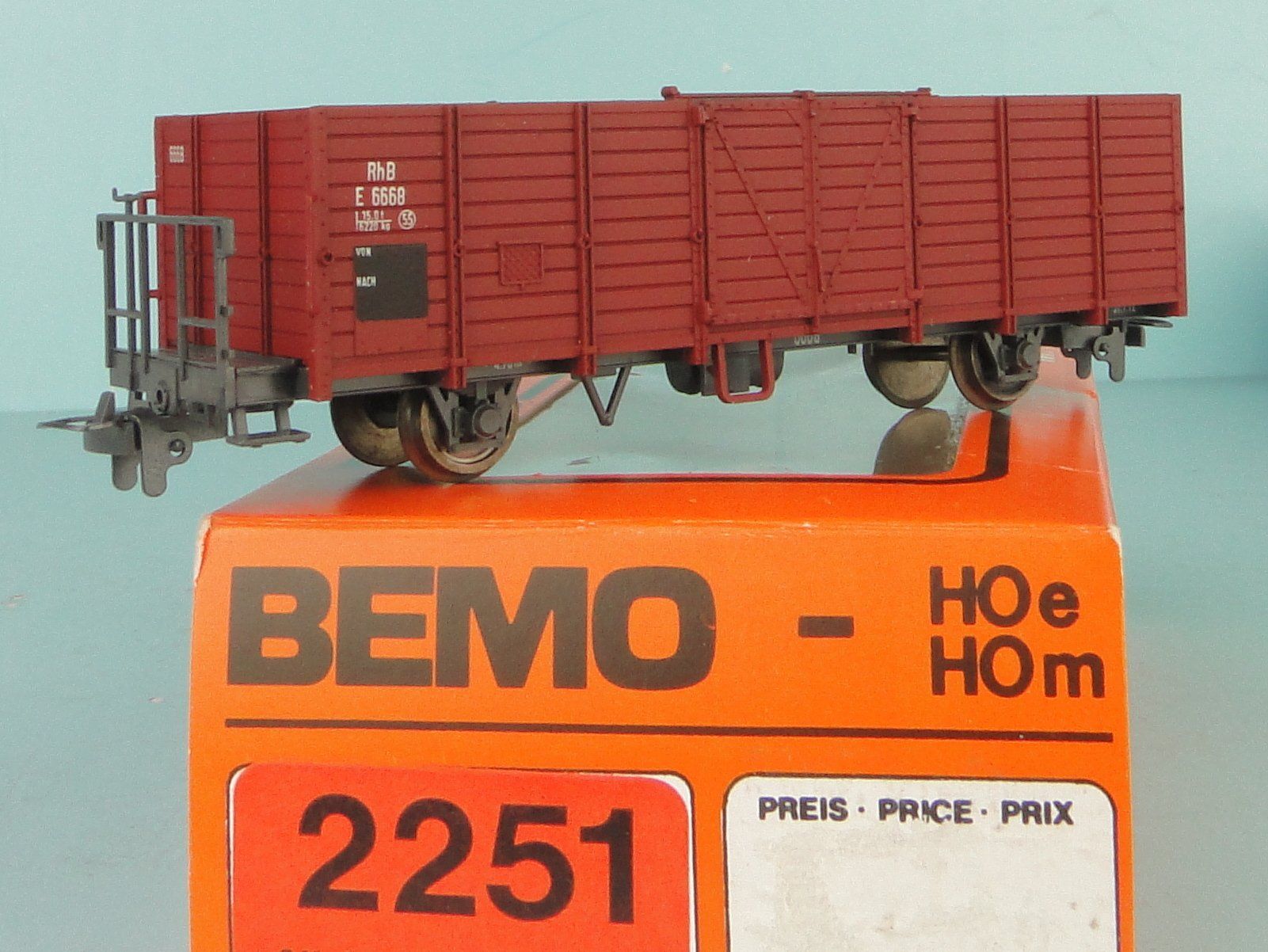 Bemo Modellini di ferrovie: Bemo H0m 2251 RhB E 6668, Neuwertig – Usato da Bülach venduto da cann11