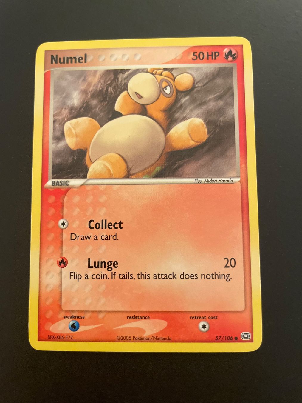 Pokémon Cartes à collectionner: Numel 57/106 EX Emerald – D'occasion à Zürich par pokemon_cards