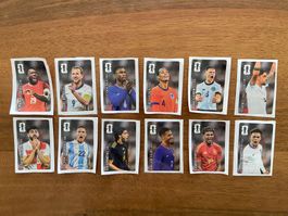 Set alle 12 Coca Cola Panini WM 2026 Sticker Kleber Bilder