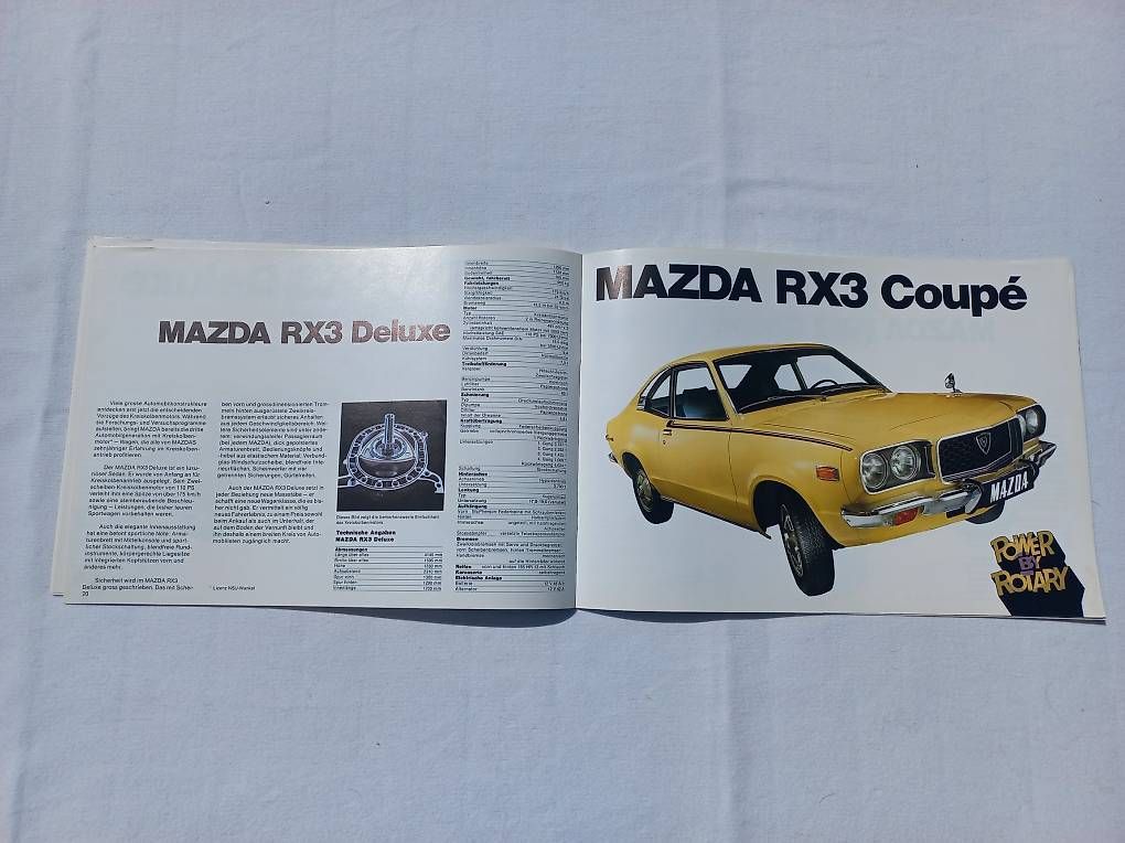 Documents: Mazda Prospekt - 1972 – D'occasion à Frauenkappelen par Chruetzhubel 2