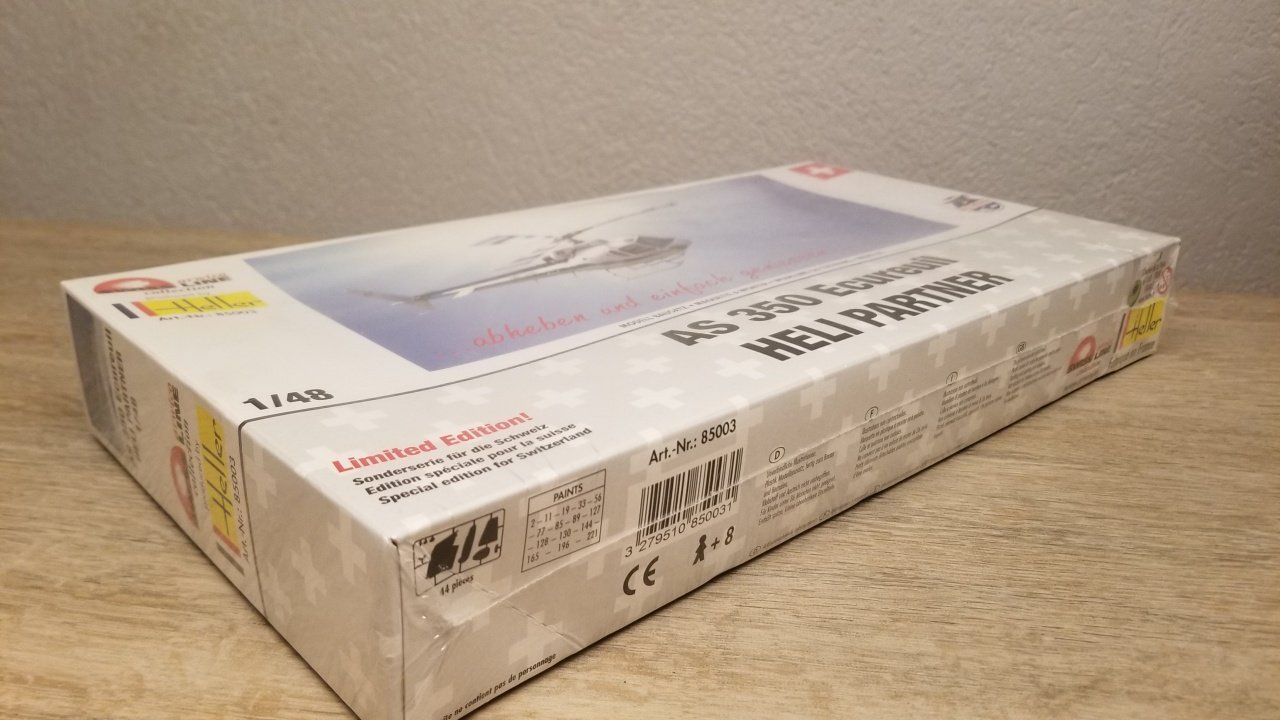 Heller Kit di modellismo & Modellini statici: Heller 85003 AS 350 Ecureuil Heli Partner – Nuovo e nell'imballaggio originale da Schwadernau venduto da Blueray 2