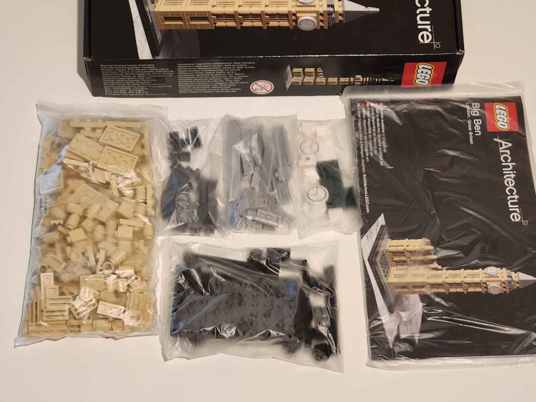 Lego Kit di costruzioni: LEGO Architecture 21013 - Big Ben – Usato da Morbio Inferiore venduto da vin_fdj2 2