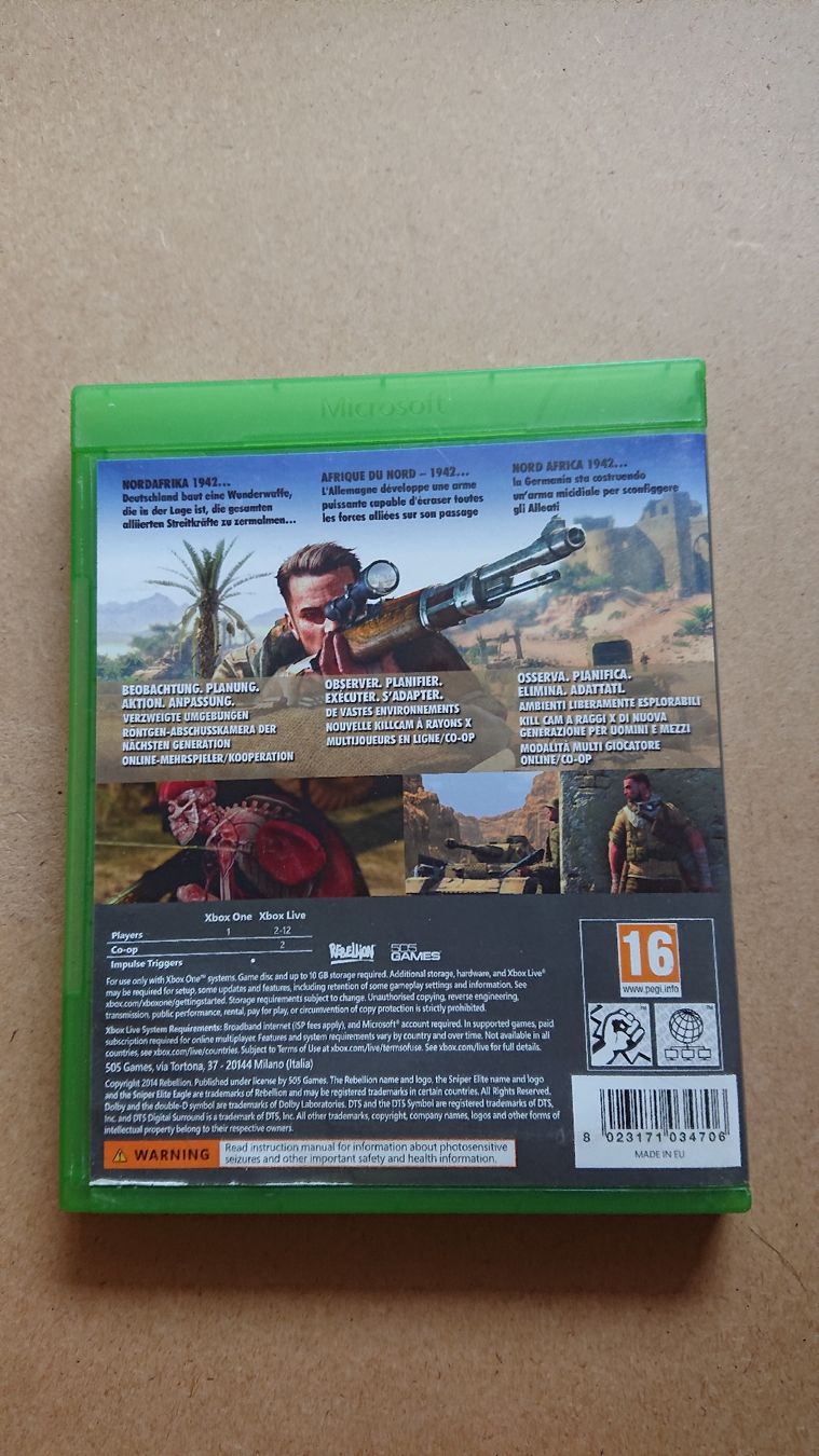 Spiele: Sniper Elite III Afrika Xbox one – Gebraucht aus Chur von FreakofRarity 1