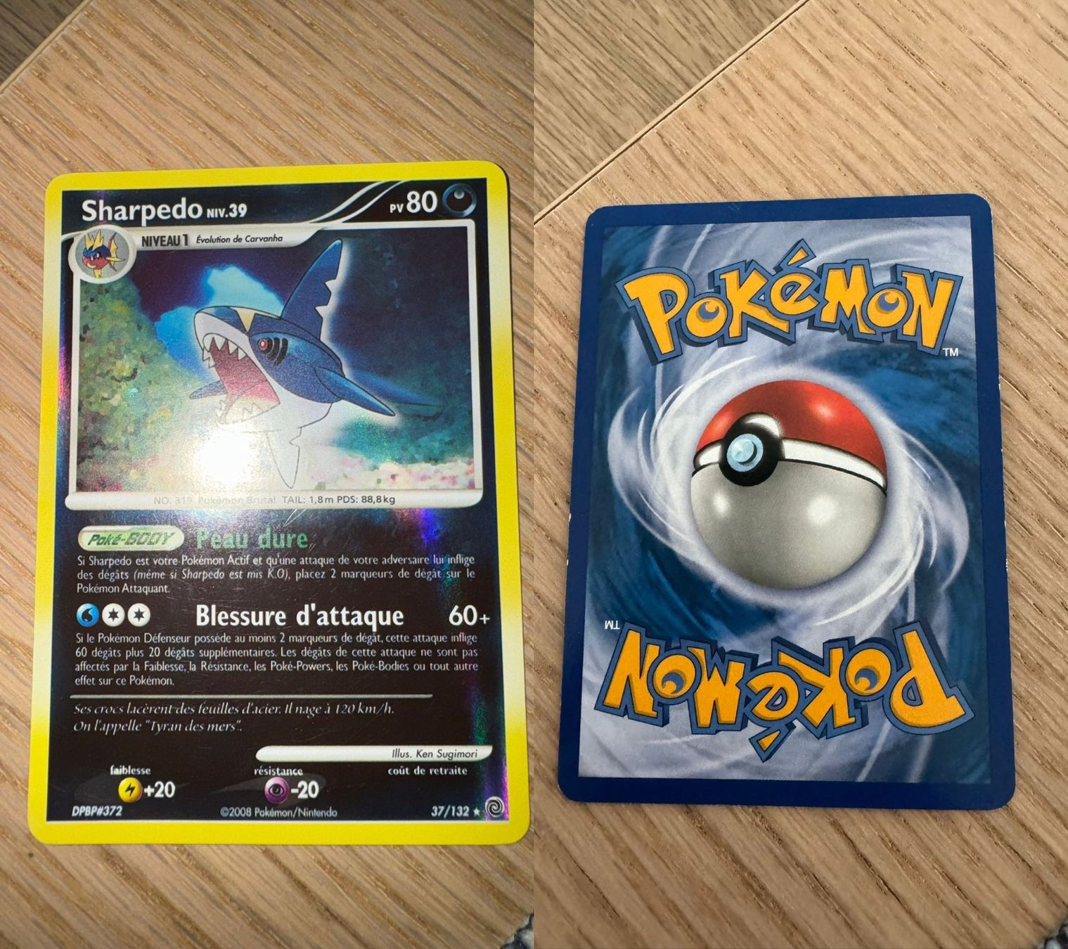 Pokémon Sammelbilder & Trading cards: Sharpedo 37/132 reverse holo – Gebraucht aus Chavannes-Renens von skywalker1942