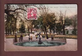 GENEVE - Promenade des Bastions - 1908