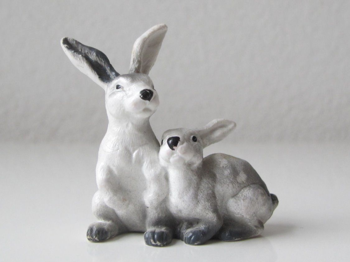 Schleich Statuette: Schleich 13104 Hasenpaar, weiss – Usato da Vilters venduto da hedi00