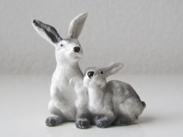 Schleich 13104 Hasenpaar, weiss