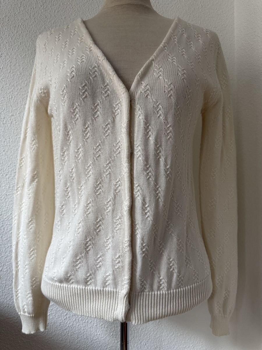 Peter Hahn Gilet & Giacche senza maniche: Cardigan Peter Hahn, 100% coton écru, taille  – Nuovo (secondo la descrizione) da Morges venduto da sandy069