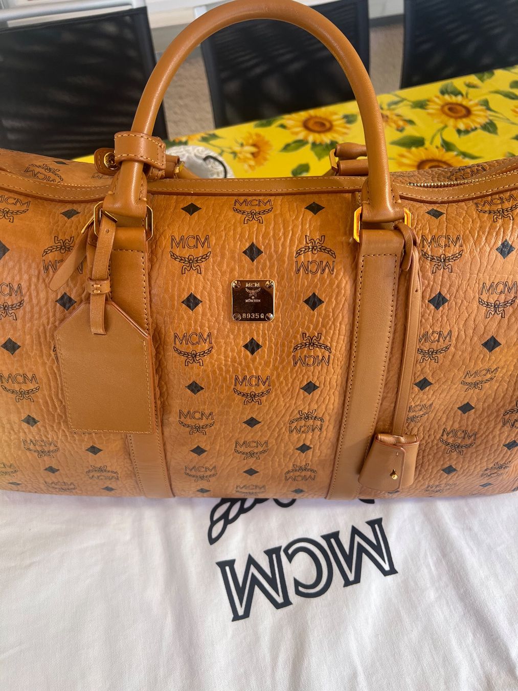 Mcm Sacs: MCM Weekender 45cm - ungetragen / Cognac – Neuf (Voir description) à Derendingen par MDPshopandmore